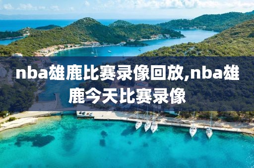 nba雄鹿比赛录像回放,nba雄鹿今天比赛录像