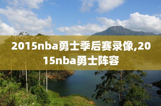 2015nba勇士季后赛录像,2015nba勇士阵容