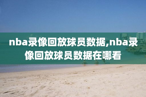 nba录像回放球员数据,nba录像回放球员数据在哪看