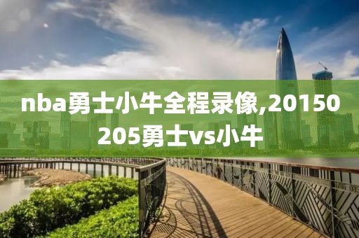nba勇士小牛全程录像,20150205勇士vs小牛