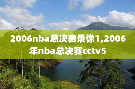 2006nba总决赛录像1,2006年nba总决赛cctv5