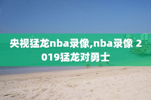 央视猛龙nba录像,nba录像 2019猛龙对勇士