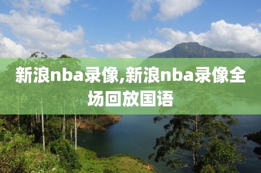 新浪nba录像,新浪nba录像全场回放国语