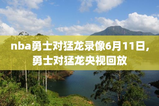 nba勇士对猛龙录像6月11日,勇士对猛龙央视回放