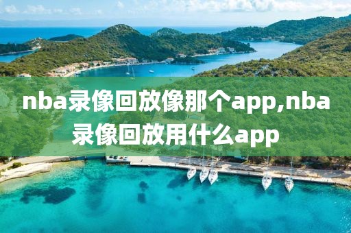 nba录像回放像那个app,nba录像回放用什么app