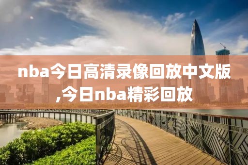 nba今日高清录像回放中文版,今日nba精彩回放