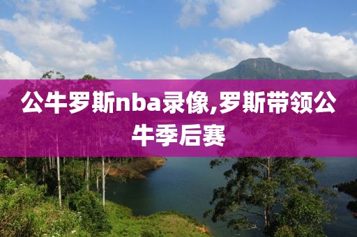 公牛罗斯nba录像,罗斯带领公牛季后赛