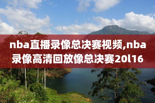 nba直播录像总决赛视频,nba录像高清回放像总决赛20l16