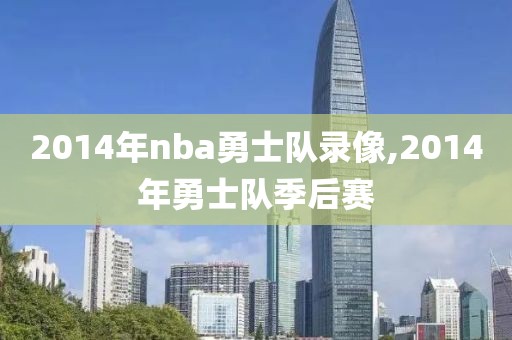 2014年nba勇士队录像,2014年勇士队季后赛
