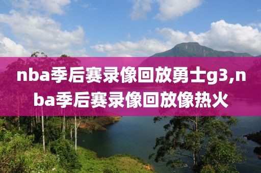 nba季后赛录像回放勇士g3,nba季后赛录像回放像热火