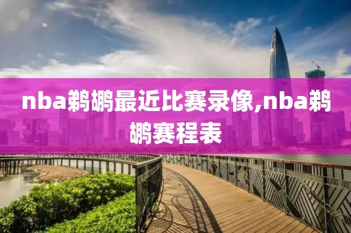 nba鹈鹕最近比赛录像,nba鹈鹕赛程表