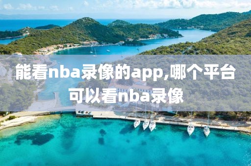 能看nba录像的app,哪个平台可以看nba录像