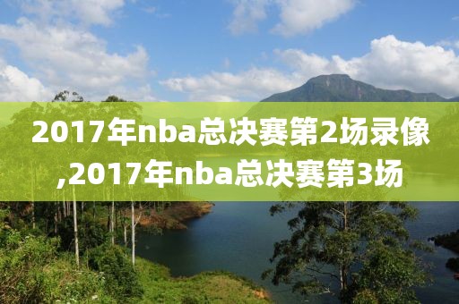 2017年nba总决赛第2场录像,2017年nba总决赛第3场