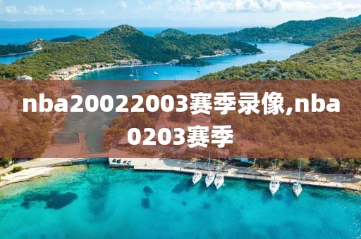 nba20022003赛季录像,nba0203赛季