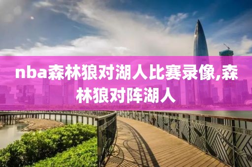 nba森林狼对湖人比赛录像,森林狼对阵湖人