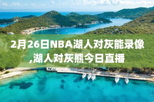 2月26日NBA湖人对灰能录像,湖人对灰熊今日直播