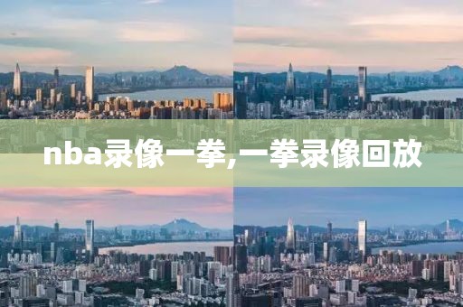 nba录像一拳,一拳录像回放