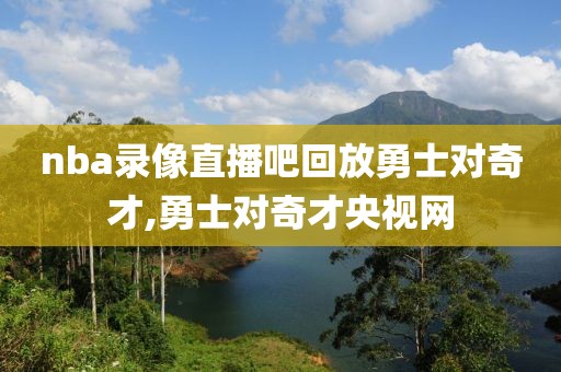 nba录像直播吧回放勇士对奇才,勇士对奇才央视网