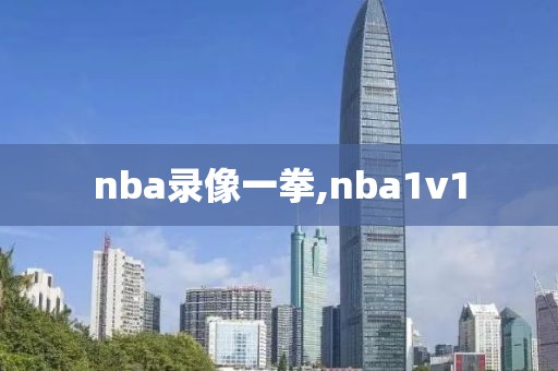 nba录像一拳,nba1v1