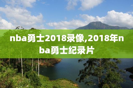 nba勇士2018录像,2018年nba勇士纪录片