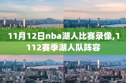 11月12日nba湖人比赛录像,1112赛季湖人队阵容