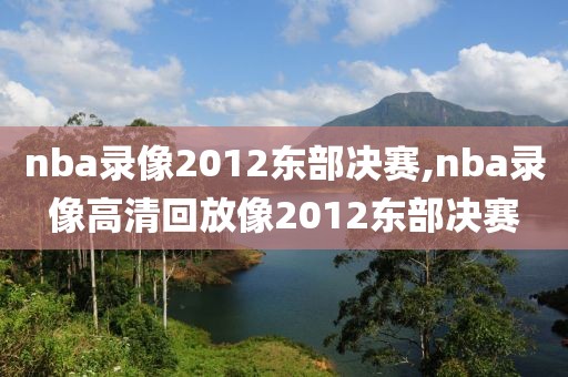 nba录像2012东部决赛,nba录像高清回放像2012东部决赛