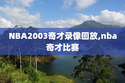 NBA2003奇才录像回放,nba奇才比赛