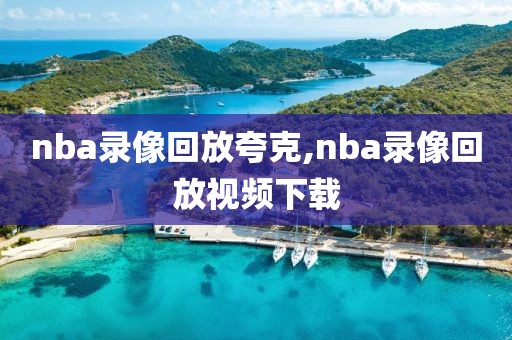 nba录像回放夸克,nba录像回放视频下载