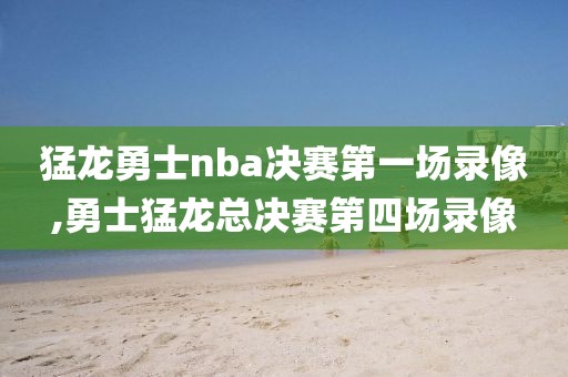 猛龙勇士nba决赛第一场录像,勇士猛龙总决赛第四场录像