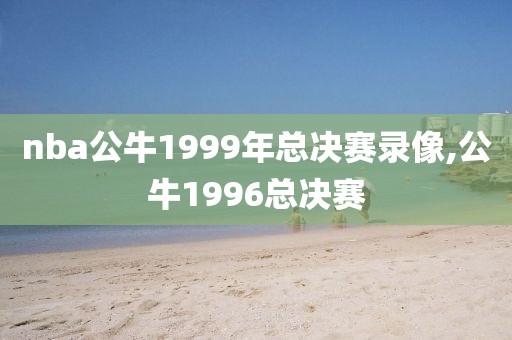 nba公牛1999年总决赛录像,公牛1996总决赛