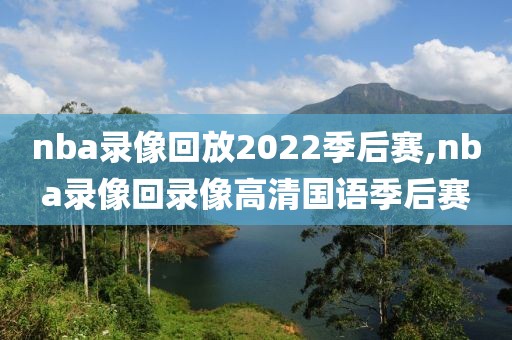 nba录像回放2022季后赛,nba录像回录像高清国语季后赛