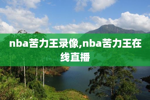 nba苦力王录像,nba苦力王在线直播