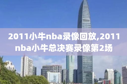 2011小牛nba录像回放,2011nba小牛总决赛录像第2场