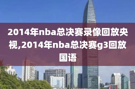 2014年nba总决赛录像回放央视,2014年nba总决赛g3回放国语