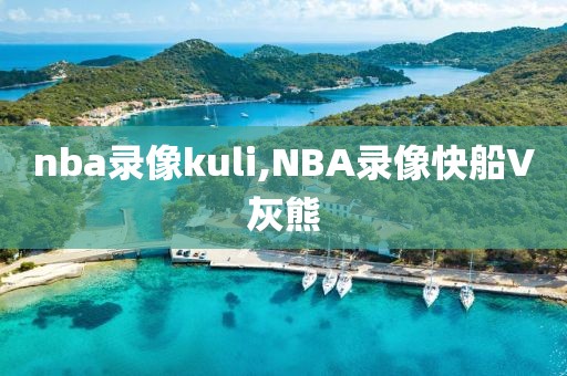 nba录像kuli,NBA录像快船V灰熊