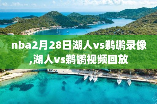 nba2月28日湖人vs鹈鹕录像,湖人vs鹈鹕视频回放